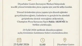 Diyarbakır'ın kadim lezzetleri dünya mutfağıyla buluşuyor: Pizza artık yöresel dokunuşlarla yeniden yorumlanıyor
