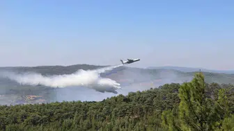Muğla'da orman yangınına karşı dev operasyon: Alevlerin hızı kesildi