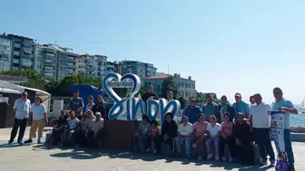 Taşköprülü özel bireyler Sinop'un maviliklerinde moral depoladı