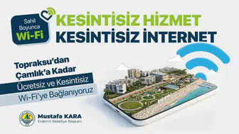Mersin sahillerinde dijital devrim: Yürürken bile kesintisiz internet keyfi