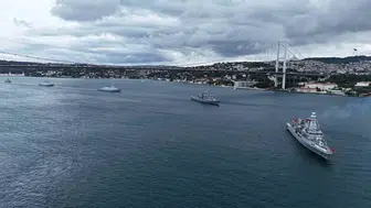 İstanbul Boğazı'nda devasa geçit: Barbaros Hayrettin Paşa'nın mirası selamlandı