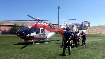 Darende'de zamana karşı yarış: Kalp krizi geçiren hasta için gökyüzü seferber oldu