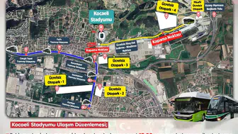 Kocaeli'de dev maç için ulaşım alarmı: Taraftarlara kritik kolaylık