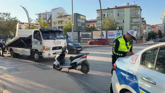 Trafik denetiminde ağır fatura: Plakasız motosiklet keyfi 46 bin liraya mal oldu
