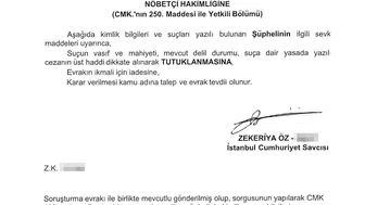 Kozinoğlu'nu demir parmaklıklar ardına gönderen o imza: Zekeriya Öz'ün 2011 tarihli sevk yazısı gün yüzüne çıktı