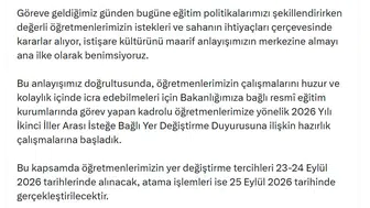 Milli Eğitim Bakanlığı'ndan öğretmenlere müjdeli haber: İller arası tayin takvimi netleşti