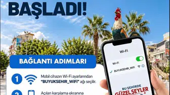 Denizli'de dijital dönüşüm hamlesi: Şehrin kalbinde ücretsiz internet dönemi başladı
