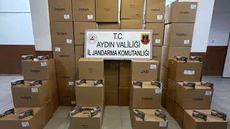 Aydın-Denizli yolunda kaçakçılık operasyonu: Binlerce makaron ele geçirildi