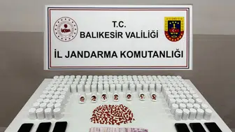 Balıkesir'de zehir tacirlerine ağır darbe: Binlerce hap ele geçirildi