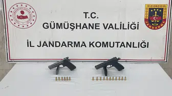 Yaylada jandarma baskını: İki şüpheli ruhsatsız silahlarla yakalandı