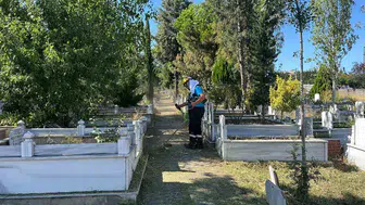Gebze'de ebedi istirahatgahlara vefa dokunuşu: Mezarlıklar baştan aşağı yenileniyor