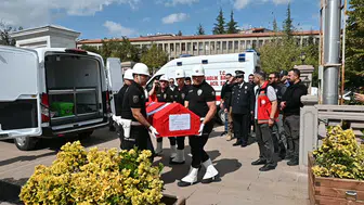Görevi başında şehit düşen polis memuru Batuhan Sarıyalçınkaya son yolculuğuna uğurlandı