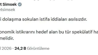 Ekonomi kulislerini hareketlendiren iddialara Bakan Şimşek'ten net yanıt