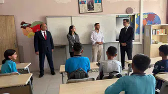 Karakoyunlu'da eğitim mesaisi: Kaymakam Kayaş'tan okul ziyareti
