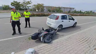 Kuryelik yaparken kaza yaptı: Hem yaralandı hem de ağır bir ceza ile karşılaştı