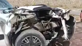 Esendere yolunda korkutan kaza: Sınır kapısı yolunda tırla çarpıştı