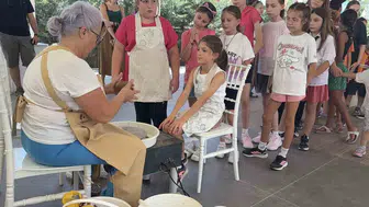 Kırklareli'nde toprağın büyülü dünyası: Çocuklar çömlekçi çarkında hünerlerini sergiledi