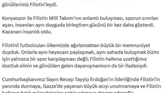 Konya'da yeşil sahalarda tarihi dayanışma: Filistin için tek yürek oldular