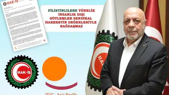 Uluslararası sendikal platformda skandal ifadeler: Filistinliler için kullanılan o kelimeye sert tepki