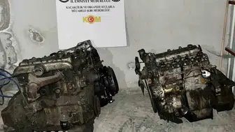 Tekkeköy'deki iş yerine baskın: Kaçak motorlar ele geçirildi