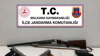 Malkara'da şafak operasyonu: Evinden cephanelik ve uyuşturucu düzeneği çıktı