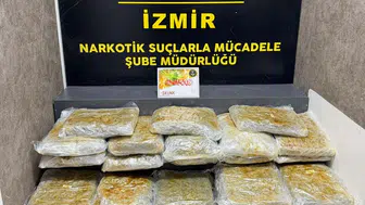 Konak'taki adrese narkotik baskını: Tonlarca uyuşturucu madde ele geçirildi