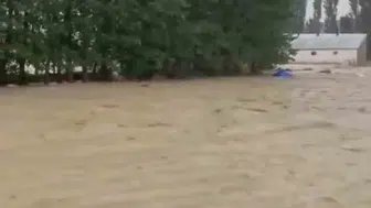 Sivas'ta doğa bir anda öfkesini kustu: Köy sular altında kaldı