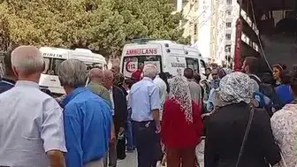 Pazar ziyaretinde korkutan anlar: Veli Ağbaba aniden yere yığıldı