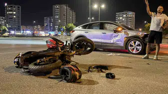 Kayseri'de trafik dehşeti: Otomobil ile motosikletin çarpıştığı kazada bir kişi hastanelik oldu