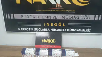 İnegöl'de zehir tacirlerine geçit yok: Şüphelinin üzerinden çıkanlar şoke etti