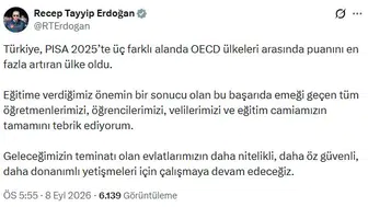 Eğitimde büyük sıçrama: Türkiye PISA 2025 verilerinde zirveye oynadı