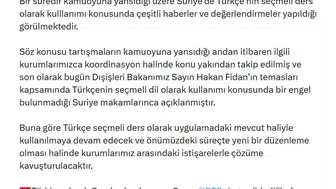 Suriye'de Türkçe eğitimi için kritik gelişme: Ankara'dan resmi açıklama geldi
