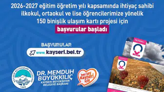 Kayseri'de öğrencilerin okul yoluna Büyükşehir desteği: Başvurular açıldı