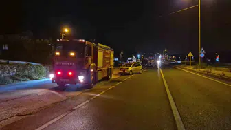 Bolu Dağı geçişinde korkutan kaza: Otomobil traktöre çarptı