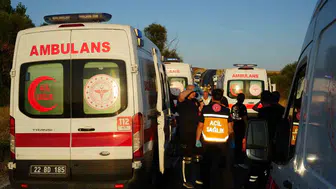 Edirne'de akşam saatlerinde korkutan zincirleme kaza: 6 yaralı