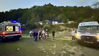 Özbaşı köyünde korkunç kaza: Tarım aracı dereye uçtu