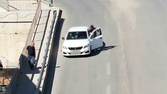 Havadan izlenen kurnazlık pahalıya patladı: Direksiyondaki değişim kameraya yakalandı