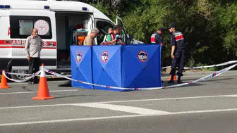 Malatya'da yol kenarında duran sürücü için acı son: Güvenlik kamerası o anları kaydetti