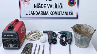 Mahmutlu köyünde define avcılarına jandarma baskını