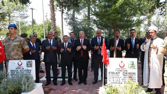 Adıyaman’da vefa günü: Şehitlikte duygusal anlar yaşandı