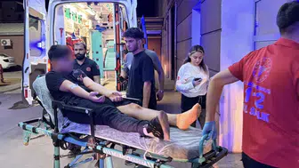 İndere yolunda motosiklet kazası: Bir kişi hastanelik oldu