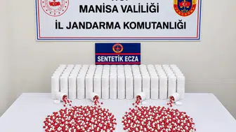 Manisa kırsalında zehir tacirlerine jandarma darbesi: Binlerce hap ele geçirildi