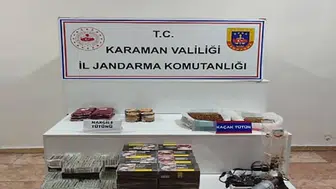 Karaman'da jandarma operasyonları: 43 şüpheli yakalandı, kaçakçılık malzemeleri ele geçirildi