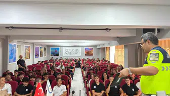 Kuşadası'nda genç sürücülere hayati uyarı: Kaskınız sadece bir aksesuar değil