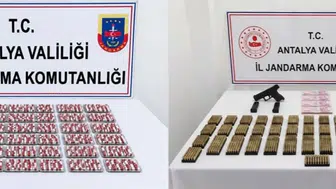 Antalya'da Jandarma'dan zehir tacirlerine çifte darbe: Cephanelik gibi evler