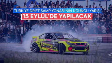 Türkiye Drift Şampiyonası'nın üçüncü yarışı, 15 Eylül'de yapılacak