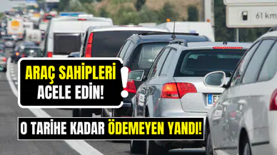 MTV ödemelerinde rekor artış: Son gün belli oldu