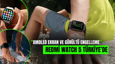 Redmi Watch 5 Türkiye’de: AMOLED ekran ve gürültü engelleme