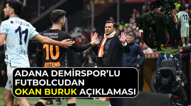 Adana Demirsporlu futbolcu açıkladı: ‘’Okan Buruk bana küfür etmedi’’