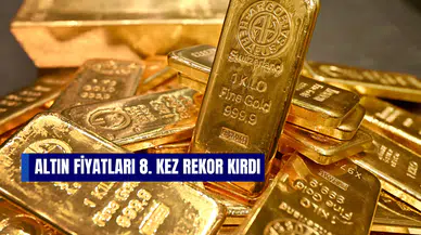 Altın Fiyatlarında Yükseliş Trendi Sürüyor: Yılın Sekizinci Rekoru Kırıldı